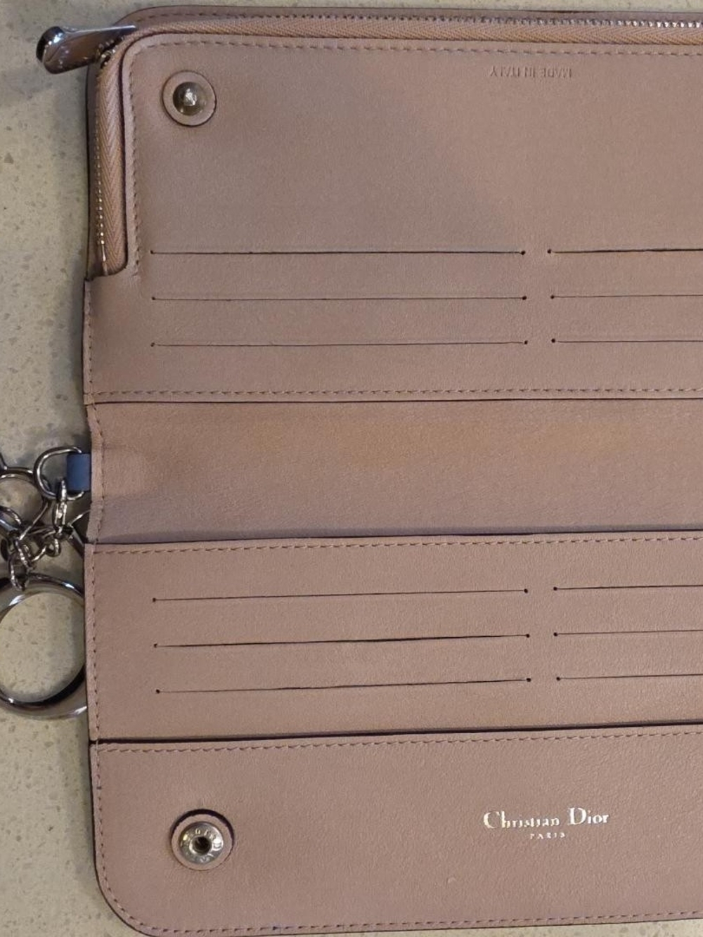 Dior Womans Leather Wallet - Mauve Excellent Condition! - Picture 4 of 8